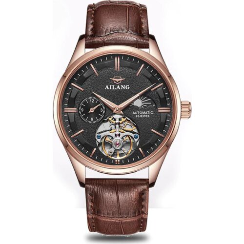 Ailang brand watch multi-function tourbillon automatic mechanical watch hollow flywheel mens watch