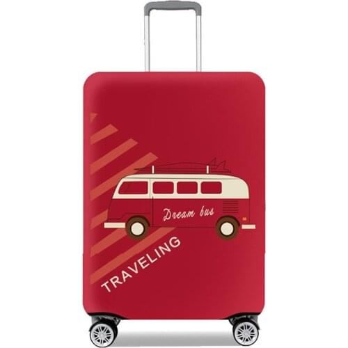 ODBIC Fashion Travel Waterproof Luggage Cover Portable Elastic Stretch Protect Suitcase Cover to 18''-32'' Case Covers