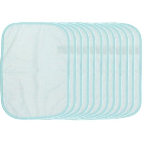 Lot 10pcs Premium Quality Bed Pads Reusable Underpad Mattress Protector Blue