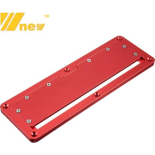 NEW Electric Circular Saw Flip Cover Plate Adjustable Aluminium Insert Plate for Table Saw Flip-Floor Table Special Cover Plate