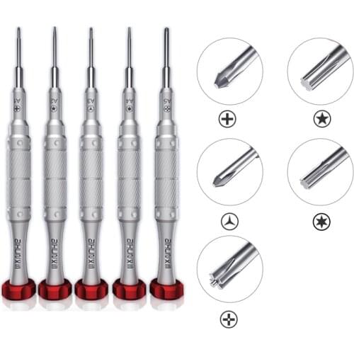 Precision Disassemble Magnetic Torx Cross Pentalobe Head Screwdriver Bit Repair Kit For iPhone Android Mobile Phone Open Tool
