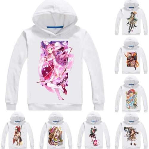Gyakushuu no Fantasica Hoodies Men Long Sleeve Hoodie Silicon Studio Emral Beryl Shard Noel Christmas Carol Cosplay Sweatshirts