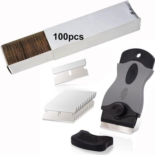 EHDIS Vinyl Cleaning Tool Car Accessories Razor Blade Scraper Window Tint Squeegee Glass Oven Carbon Fiber Sticker Clean Tool