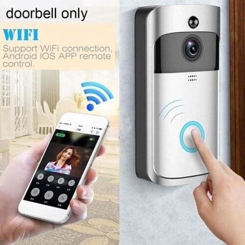 WIFI Low Power Wireless Camera Life App Voice Call Motion Detection Tuya Wifi Video Door Phone Doorbell Camera
