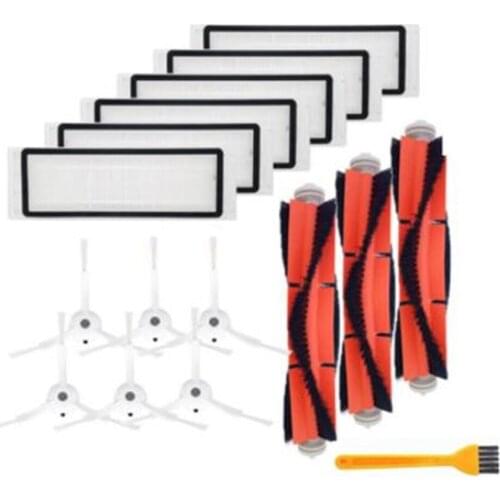 Main Brush Side Brush Filter for XIAOMI Roborock S50 S51 E25 Vacuum Cleaner Parts Replacement