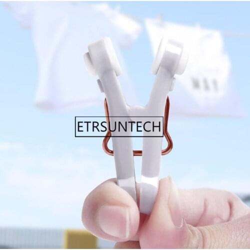 800pcs Soft Mouth Peg Windproof Clothes Drying Clip Household Single Hanger Plastic Clothes Pegs Clothespin Socks Clips
