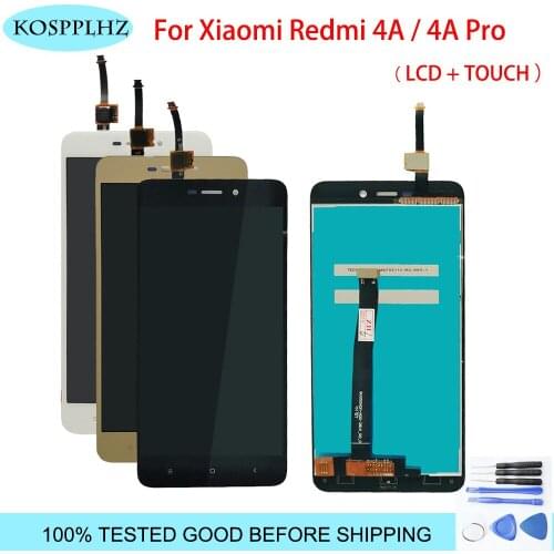 5.0" For XIAOMI Redmi 4A LCD Display + Touch Screen Digitizer Replacement For hongmi Red Rise 4A 4 A LCD Display Screen + Tools