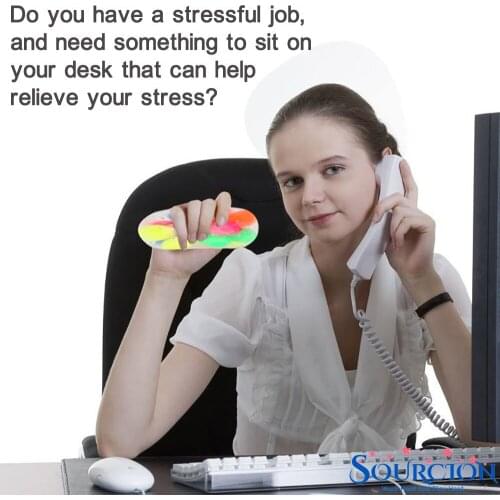 1/2pc Non-toxic Color Sensory Toy Office Stress Ball Reliever Toy Decompression Pressure Ball Stress Kids Fidget Toy Relief Gift