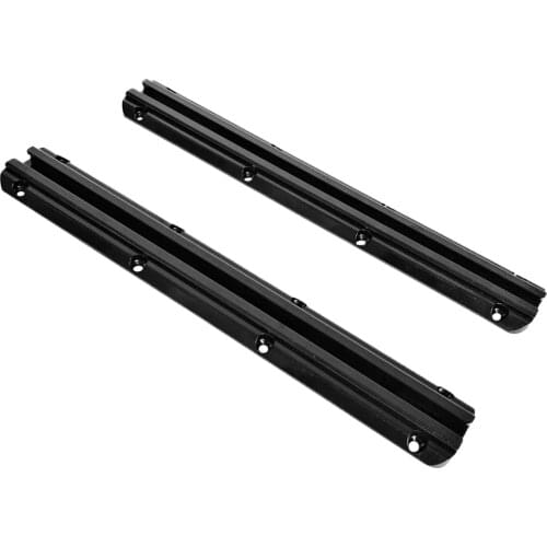 2pcs Durable Pair 300mm Marine Proof Scratch Kayak Aluminum Slide Track Rails Canoes Fishing Boat Dinghy DIY Accessories