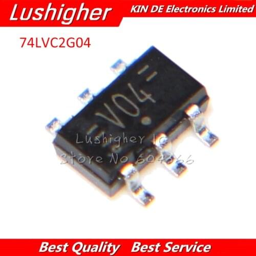 10pcs SN74LVC2G04DBVR SOT-23 74LVC2G04 SOT23 SN74LVC2G04 SN74LVC2G04DBV New Original