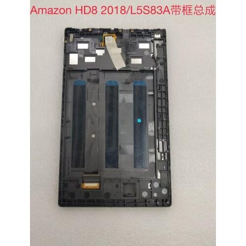 8 inch lcd touchscreen For Amazon Fire HD8 HD 8 8th Gen 2018 L5S83A LCD display panel touch screen digitizer assembly with frame