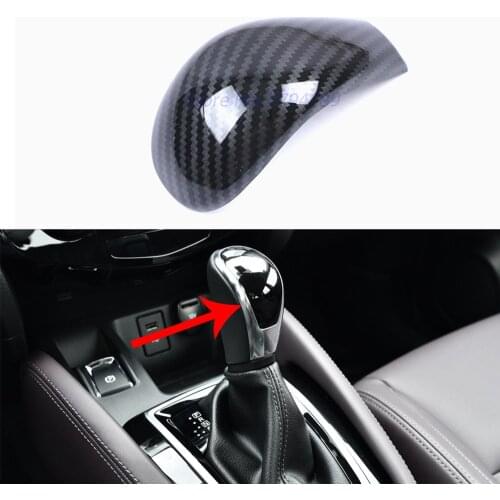 For Nissan Qashqai J11 2018 2019 2020 Gear Head Shift Knob Decoration Cover Trim Frame Car Styling Accessories