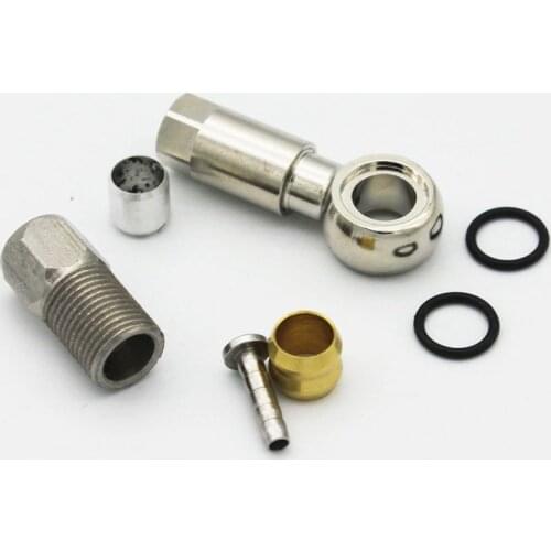 Stainless Steel Bicycle Tube Tubing Fittings BH90 Olive Head For SHIMANO SLX XT XTR Bike Parts Pipe Assembly