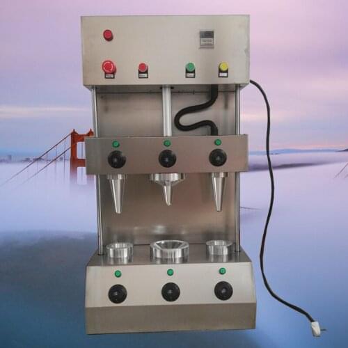 Hot Sale 3 Pieces Molds Commercial Pizza Cone Forming Machine Pizza Bakery Machine Pizza Cone Machine