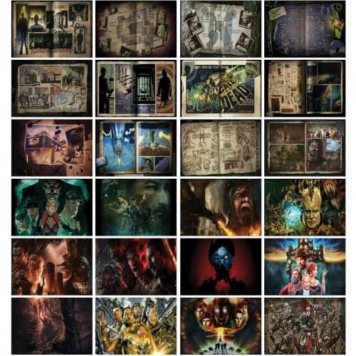 30style Choose Classic Game PICTURE Art Film Print Silk Poster for Your Home Wall Decor 24x36inch