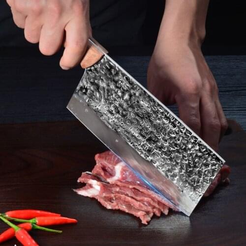 Kitchen Knife Hand Forged Chopping Chopping Knife Chopping Knife Cooking Knife Stainless Steel Sharp Kitchen Knife