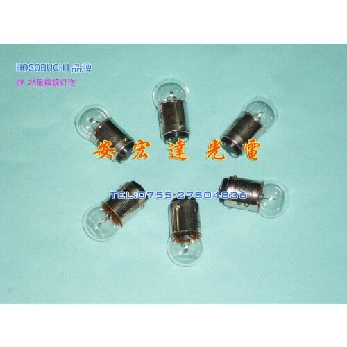 New Arrival Special Offer Transparent Tungsten Halogen Lamp Lampara Piloto Hosobuchi Microscope Bulb Op2105k6v2a