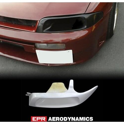 For Nissan R33 Skyline GTS GTR VEN Style FRP Fiber Unpainted Front Headlight Replacement Exterior Accessories Body Kit(left)