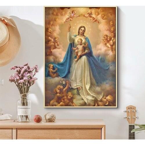 Religion women picture DIY 5D Diamond Painting Full Square/Round Diamond Embroidery Mosaic Cross Stitch Home Decoration