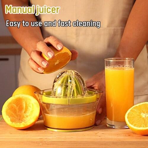 Manual Juicer Multifunctional Orange Lemon Squeezer Stainless Steel Mini Portable Blender Home Kitchen Manual Squeezer Tool