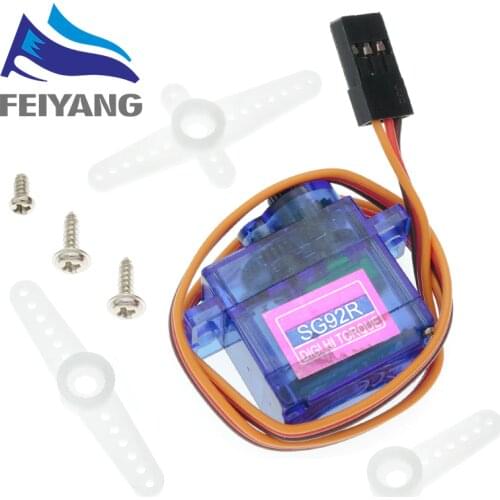 SG92R 2.5KG Micro 9g Servo Nylon Carbon fiber Gears Replace SG90 For RC Model Aeromodelling Helicopter Parts