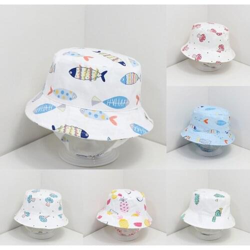 New Baby Hat Kawaii Style Cute Girls Toddler Boys Fisherman Caps Fashion Children Basin Summer Sunscreen Hats Шапка Детская