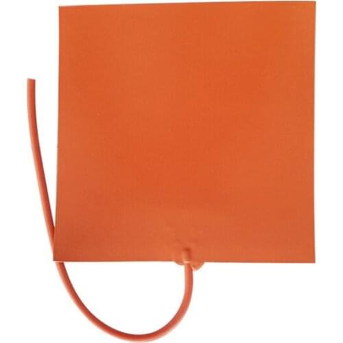 Silicone heating pad heater 220v 500w 400 * 400 mm with adhesive back
