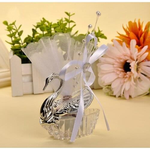 Wedding Supplies Wedding Candy Box European Western Creative Wedding Wedding Little Swan Candy Gift Box Boxes Packaging