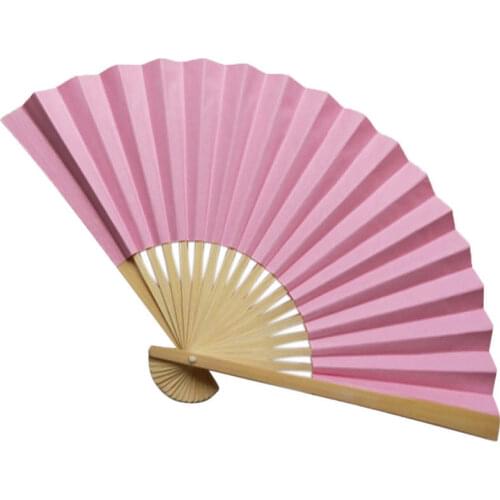 Pattern Chinese Style Hand Held Fan Bamboo Paper Folding Fan Handheld Wedding Hand Fan Cool Bamboo Flower Personalized 19feb19