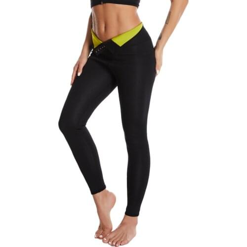 Women Neoprene Sweat Sauna Pants Body Shaper Slimming Pants Thermo Shapewear Shorts Waist Trainer Control Fitness Leggings Suits