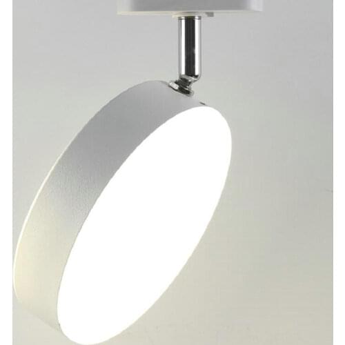 1PCS 15W 20W LED Track Lighting Spotlight Showroom Clothes Store Exhibition Rail Light Fixtures System Aluminum Spot Lamp