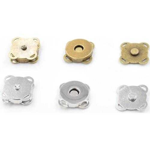 10 sets per pack)Snap fastener.magnetic button.Strong clasp.Buttons. plum blossom shape buttons.Seam magnet buckle