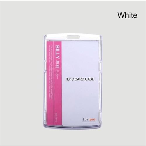 Acrylic 10pcs Badges Passport Ic Work Permit Name Tag Employeeid Card Holder 86*54mm Badge Nurse Stationery Supplies