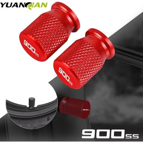 Motorcycle Accessories For DUCATI 900 SS 900SS 900Sport 1991-1997 1996 CNC aluminum Vehicle Wheel Tire Valve Stem Caps Covers