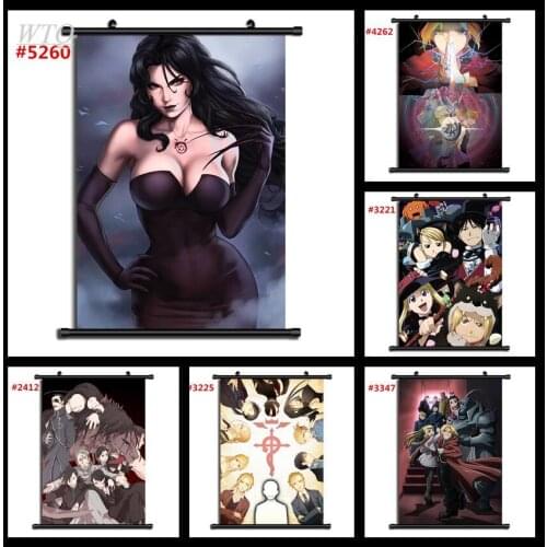 Anime Posters Fullmetal Alchemist Anime Manga Wall Poster Wall Decor Poster Wall Decor Wall Art Picture Room Decor Home Decor