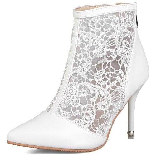 Plus Size high heels sandals women shoes woman summer ladies High-heeled transparent sandals