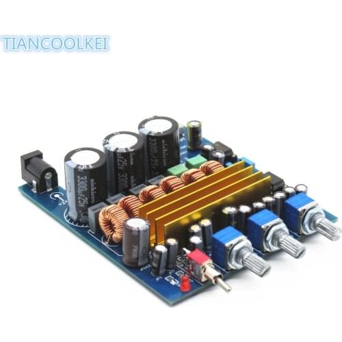 NEW TPA3116 2.1 channel Stereo High Power Digital Audio Power Amplifier Board TPA3116D2 Home Amplifiers DIY