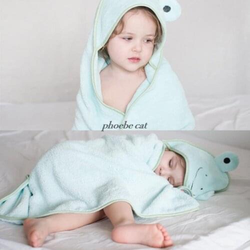 Children Blanket Baby Towel Shower Hooded Towel Baby Bathrobe Swaddle Wrap Baby Towel Baby Towel Newborn Receiving Blankets