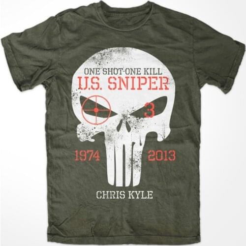Chris Kyle T-Shirt Oliv The Devil of Ramadi American Sniper Scharfschutze Cpo Newest 2019 Fashion O-Neck Brand MenS Tee Shirt
