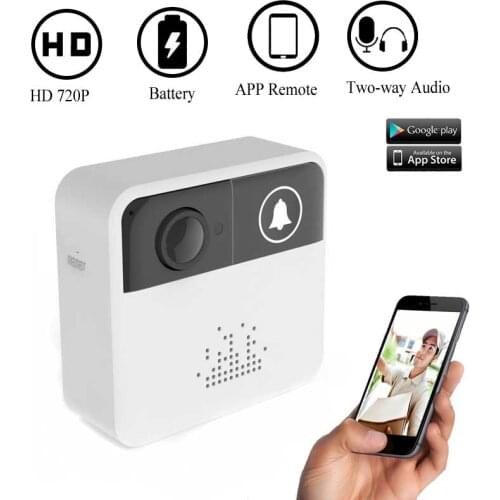 HD 720P Security Smart WIFI Video Music Ring Doorbell Intercom Two-Way Audio Night Vision for IOS and Android APP Remote Control