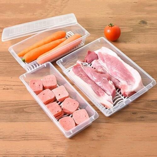 Refrigerator Fresh Storage Boxs Kitchen Tools Portable Wild Picnic Organizer Freezer plastic fruit box sealed food