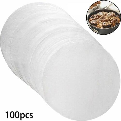Parchment Paper Rounds For Air Fryer Cake Cheesecake Circles BBQ Liners kitchen Electronic Baking Grill Pans Paper Oven Wax S1P3