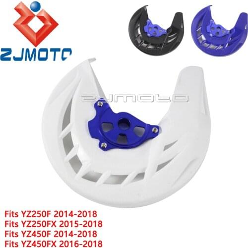Motorcycle Front Brake Disc Cover For Yamaha YZ250FX YZ450FX YZ250F YZ450F Brake Rotor Plastic Frame Guard Protection