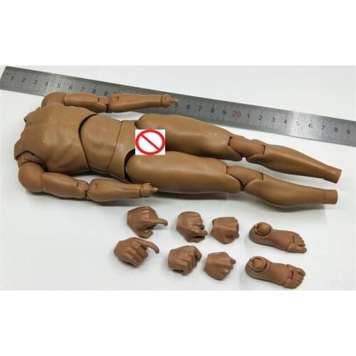 Hot Sales Scale 1/6th Male COO Body Figures Hand Foot Of Mini Times Toys M023 Model For Usual 12 inch Doll Action Collectable