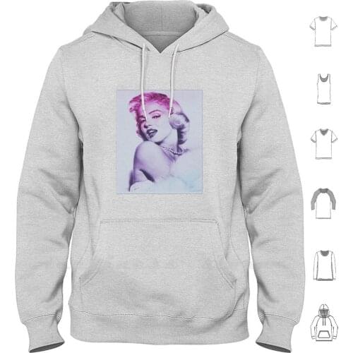 Marilyn Monroe Hoodie Long Sleeve Marilyn Monroe Gentlemen Prefer Blondes Bus Stop Niagara Some Like It Hot The