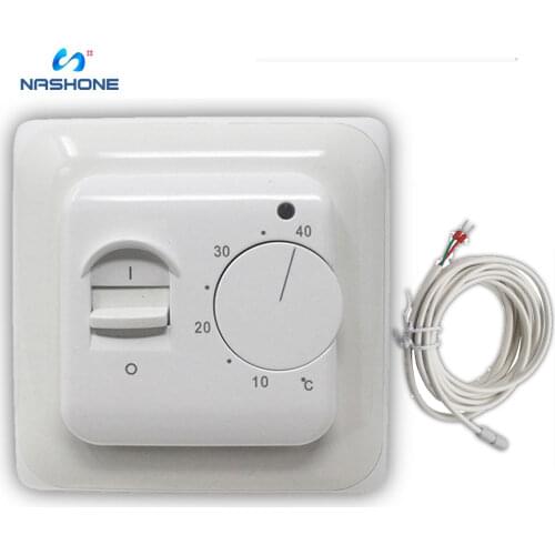 Nashone Electric Thermostat for floor thermostat 220V 16A Heating Room Temperature Controller Instrument CalbeThermo Regulator