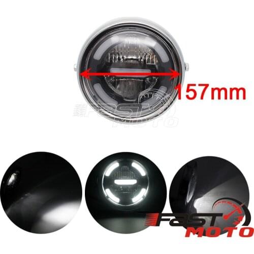 Front Lamp Motorcycle Led Headlamp Headlight For BMW Harley Cafe Racer Custom Scrambler Bobber Vintage High Low Beam Lighting