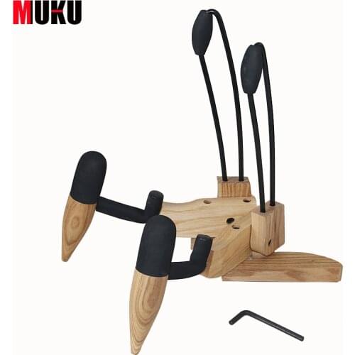 Electric guitar / bass stand innovative design natural WOODIE-2 guitar stand finish friendly High-end stand
