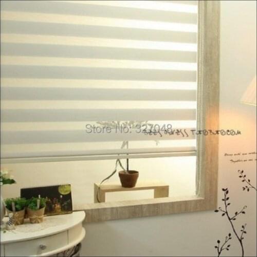 FREE SHIPPING blackout zebra blinds budget blinds double-layer roller blinds window curtain