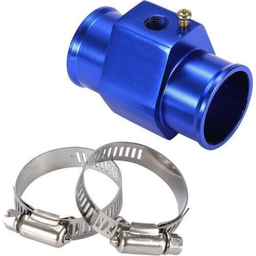 32/34/38MM RACCORDO RADIATORE INNESTO SENSORE TEMPERATURA MANOMETRO ACQUA BLU 32/34/38mm meter water temperature tee blue